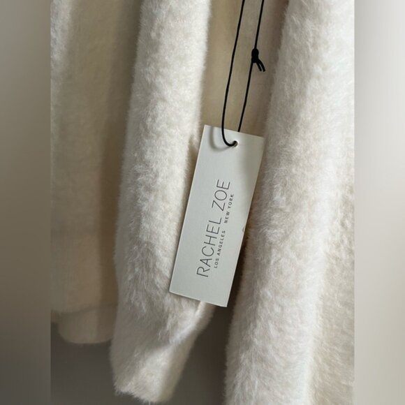 Rachel Zoe Fuzzy Cream Sweater - Picture 2 of 3